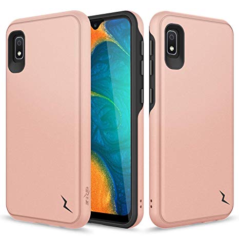 ZIZO Division Samsung Galaxy A10e Case [Military-Grade Protection] Heavy-Duty Shock Absorbtion | Designed for 2019 Samsung Galaxy A10e (Rose Gold)