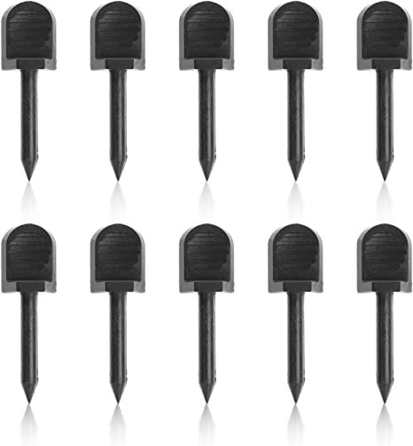 BCP Pack of 10 Black Color Archery Target Plastic Face Pins