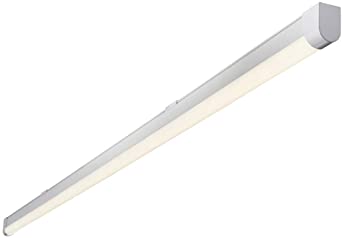 ECOLINEAR Slim Profile Indoor 5FT LED Batten Cool White 4000K 2500 Lumens Energy Saving Ceiling Light IP20 Rated for Commercial Office Home Use