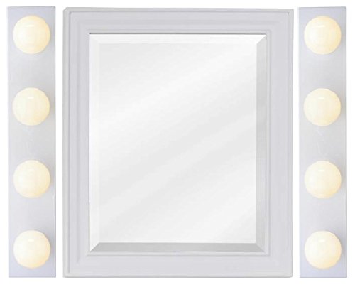 Westinghouse 6659500 4-Light Interior Bath Bar, White Finish (Four Light - 2 Pack)