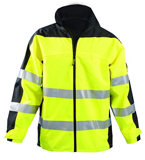 Occunomix SP-BRJ-Y2X Class 3 Speed Collection Premium Breathable Rain Jacket, XX-Large, Yellow