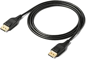 サンワダイレクト DisplayPort ケーブル 8K / 60Hz・4K / 120Hz HDR10対応 1.5m バージョン1.4認証品 ブラック 500-KC025-15