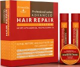 Advanced Hair Repair Shampoo and Conditioner Set with Argan Oil and Macadamia Oil By Arvazallia