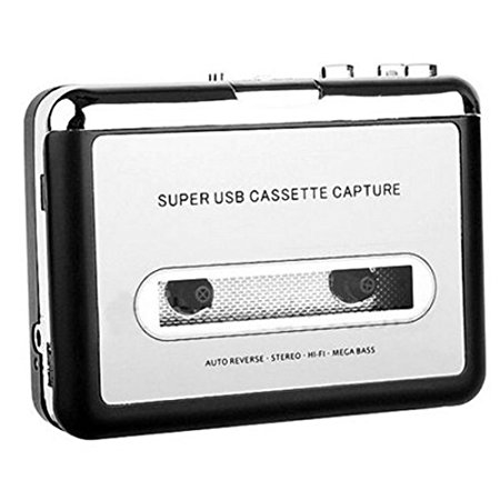 Winterworm® Tape to PC USB Cassette-to-mp3 Cd Converter Capture Digital Audio Music Player