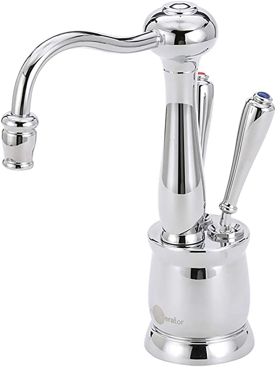 Insinkerator 358609 Indulge Hot and Cold Water Dispenser Faucet, 8.00 x 5.25 x 5.25 inches, Chrome