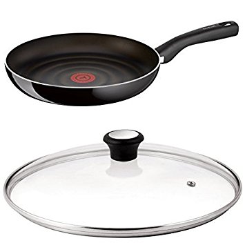 Tefal So Tasty 28 cm Non-Stick Frying Pan with Compatible Glass Lid Bundle