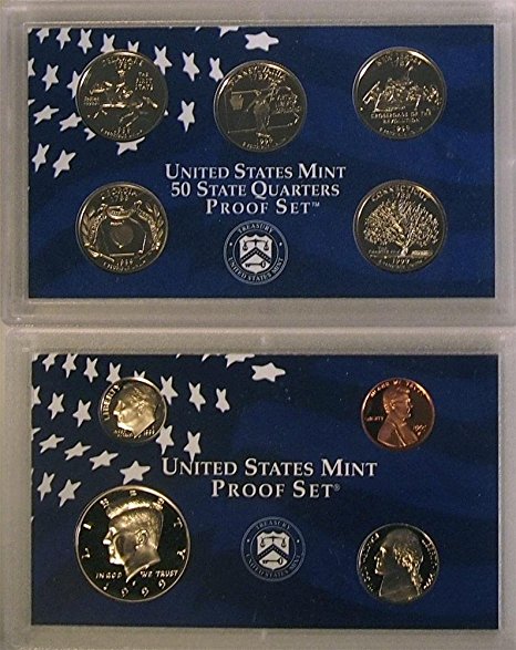 1999 S Proof Set in Original US Government Packaging