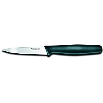 Victorinox Paring 3.25" Spear Point with Polypropylene Handle, Large, Black