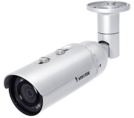 Vivotek 2MP 1080[ IR Bullet IP Camera: 3.6mm, 20m Smart IR, IP66, PoE/12v DC, ICR, Local Storage, Onvif, 2yr