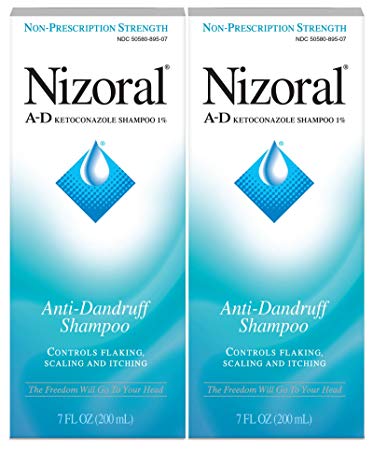 Nizoral Anti-Dandruff Shampoo 7oz, 2 Count