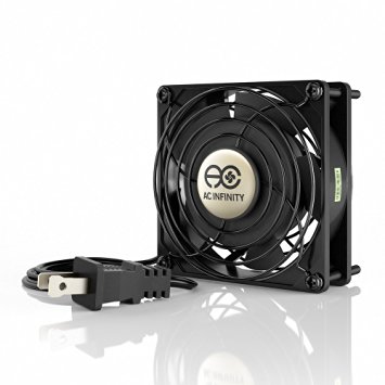 AC Infinity AXIAL 9225, Muffin Cooling Fan, 115V AC 92mm by 92mm by 25mm High Speed