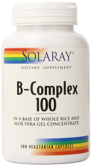 Solaray B Complex Supplement, 100mg, 100 Count