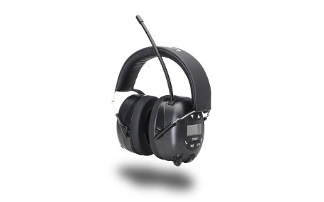 Ion Audio Tough Sounds Hearing Protection Headphones with Bluetooth and Radio