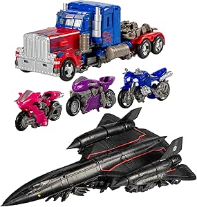 Transformers Toys Studio Series Revenge of The Fallen 15th Anniversary Autobot Multipack, Optimus Prime, Jetfire, Chromia, Elita-1, Arcee, 5 Action Figures, Ages 8  (Amazon Exclusive)