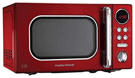 Morphy Richards Microwave Accents Colour Collection 511502 20L Digital Solo Microwave Red