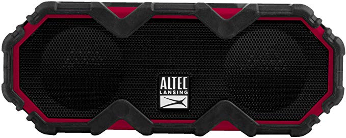 Altec Lansing IMW479 Mini LifeJacket Jolt Heavy Duty Rugged and Waterproof Ultra Portable Bluetooth Speaker with up to 16 Hours of Battery Life, 100FT Wireless Range and Voice Assistant (TRD)