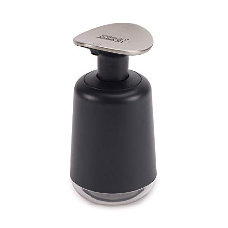 Joseph Joseph 85137 Presto Hygienic Easy-Push Soap Dispenser with Wide Pump, One-size, Gray