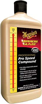 Meguiar's M100 Mirror Glaze Pro Speed Compound - 32 oz.