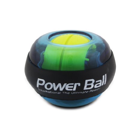 Eoffer LED Wrist Ball Gyroscope Strengthener Ball Power Ball, New Wrist Powerball Gyroscope Wrist Strengthener Power Force Ball Arm