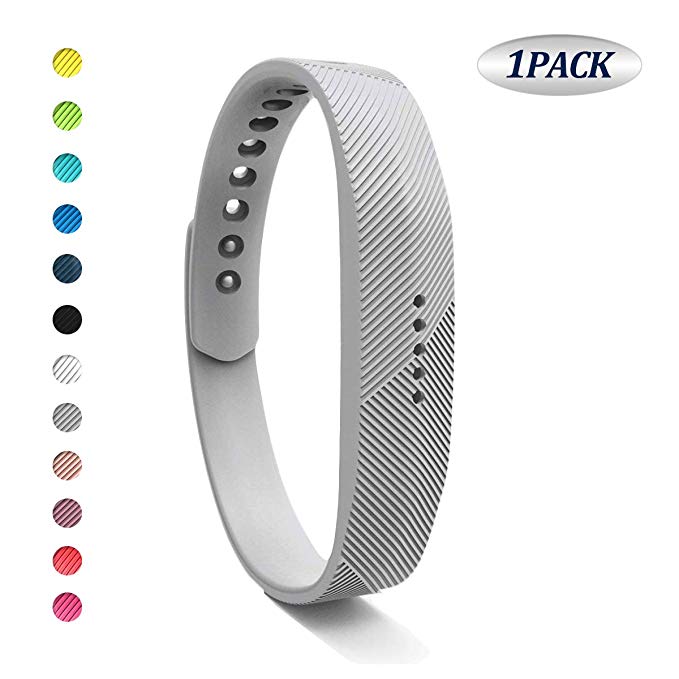 JOMOQ Compatible with Flex 2 Bands, Silicon Replacement Band for 2016 Flex 2 Sports Classic Fitness Replacement Accessories Wrist Band