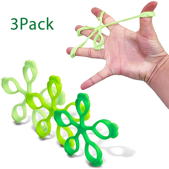 Pasnity Finger Resistance Hand Stretcher Grip, Finger Grip Trainer Hand Extensor for Relieve Joint Pain, Injury Rehabilitation, Improve Finger Dexterity & Recovery