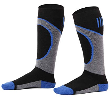 Halconia High Performance Active Sportswear Sweat Absorbent Contoured Ski Socks