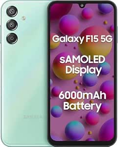 Samsung Galaxy F15 5G (Jazzy Green, 4GB RAM, 128 GB Storage)