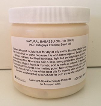 Babassu Oil-100% Natural-16oz