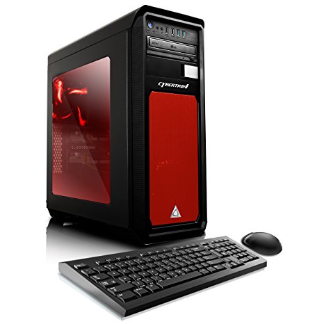 CybertronPC Celestrium GTX-1060M Gaming Desktop - AMD FX-6350 3.9GHz Hexa-Core Processor, 16GB DDR3 Memory, NVIDIA GeForce GTX 1060 (6GB GDDR5) Graphics, 1TB HDD, Windows 10 Home 64-Bit