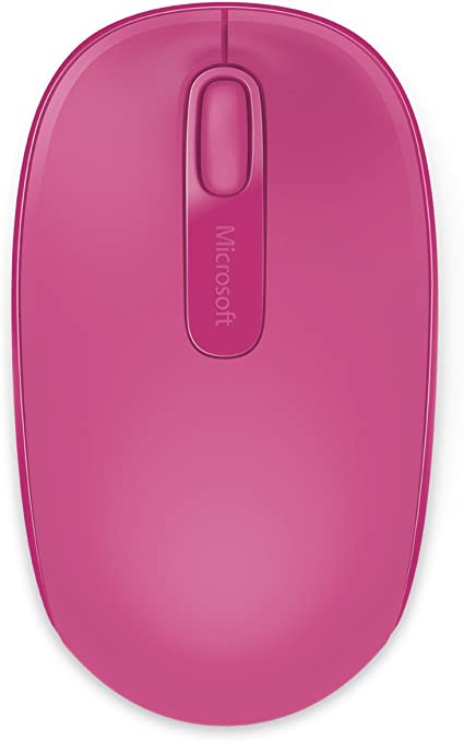 Microsoft Wireless Mobile Mouse 1850: Essential, Sleek, Microsoft Mouse - Magenta Pink