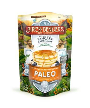 Birch Benders PALEO Pancake & Waffle Mix- [Gluten Free] 12 Oz [1 Pack ]