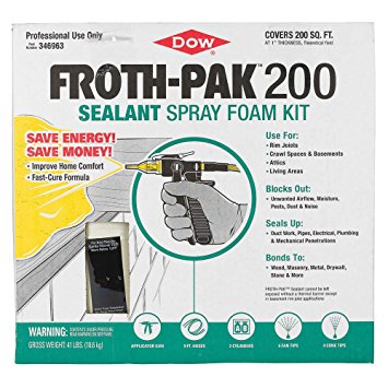 Dow Froth-pak 200 1.75 Spray Foam Sealant System