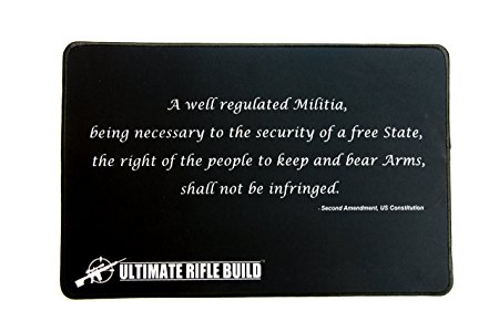 Second Amendment Gun Mat Cleaning Pad 11"x17" Protects Your Firearm & Workbench