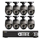 Q-See QT5716-8E3-1 16 Channel 960H DVR with 8 High-Resolution 700TVL960H Cameras and Pre-Installed 1 TB Hard Drive Black