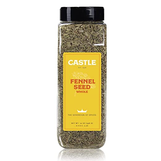 Castle Foods | FENNEL SEED WHOLE, 14 oz Premium Restaurant Quality