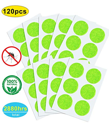 120 Pcs Mosquito Repellent Patches, Non-Toxic, Safe for Kids and Adults
