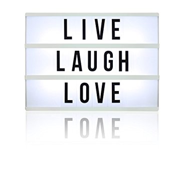 Super Bright Cinematic Light Box - Includes 109 Letters, Numbers And Symbols