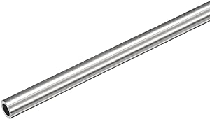 uxcell 304 Stainless Steel Capillary Tube, OD 6.5mm x 1mm Wall Thick 250mm Length Metal Tubing for Industry Machinery