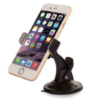 iXCC Universal 360 Degree Swivel Car Mount Holder Stand for Apple iPhone 6s6splus66Plus5sSE Samsung Galaxy S6S5S4 other Smartphones and GPS