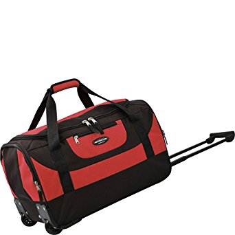 Travelers Club Luggage Adventure 20 Inch Multi-Pocket Sports Rolling Duffel