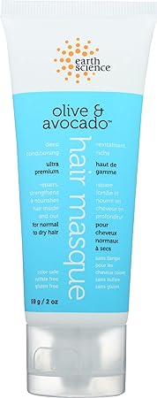 Earth Science Olive and Avocado Deep Conditioning Hair Masque 59ml