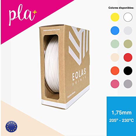 EOLAS Premium Flexible TPU 3D Printer Filament Food and Toy Safe 1.75 mm  /- 0.05 mm 1 kg (2.2 lb)