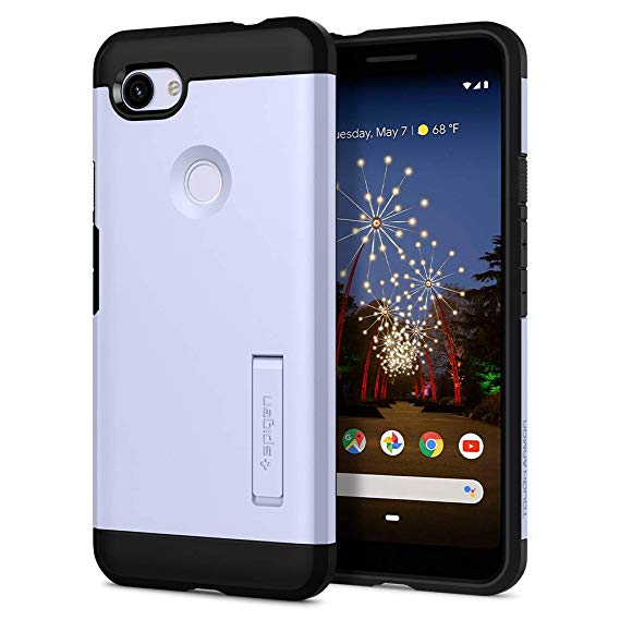 Spigen Tough Armor Works with Google Pixel 3a Case (2019) - Purple-ish