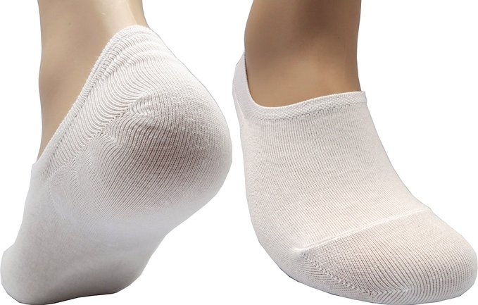 Roberto No Show Cotton Liner Socks Women Loafer Low Socks Size 9 10 Y-Heel