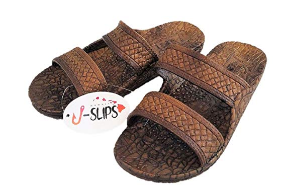 J-Slips Hawaiian Jesus Sandals/Jandals in 4 Cool Colors 16 US Sizes (Kids to Big Mens)