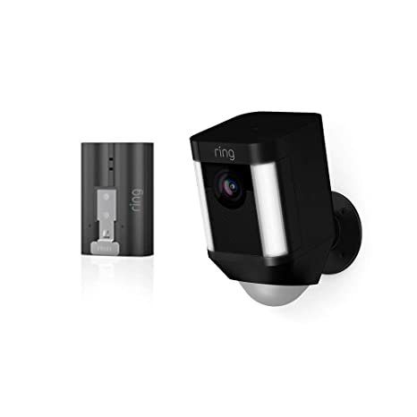 Ring Spotlight Cam (Black)   Extra Rechargeable Battery