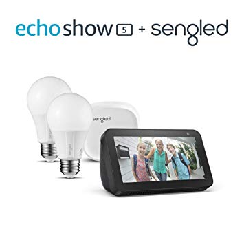 Echo Show 5 Charcoal with Sengled 2 pack starter kit