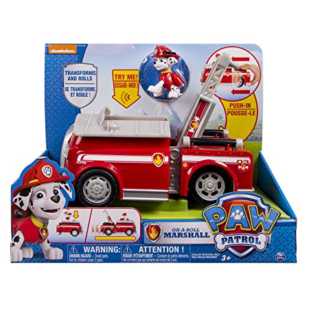 Paw Patrol Paw Patrol Marshall On A Roll Vehicle