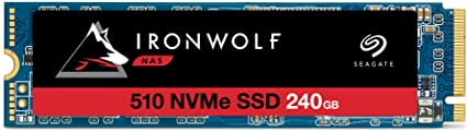 Seagate IronWolf 510 240GB NAS SSD Internal Solid State Drive – M.2 PCIe for Multibay RAID System Network Attached Storage, 3 Year Data Recovery (ZP240NM30011)