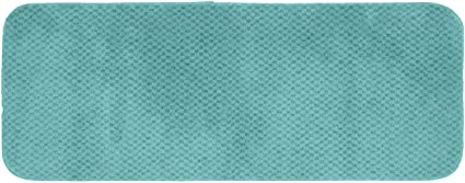 Garland Rug Cabernet Runner Nylon Washable Rug, 22-Inch by 60-Inch, Seafoam